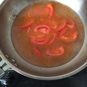 The practice measure of soup of tomato beans skin 2