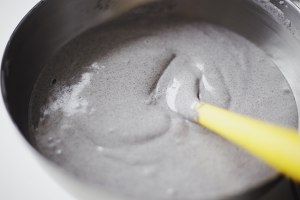 The practice measure of cake of evaporate of appetizing black rice 10