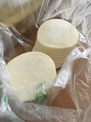 Face of crystal bag disaccord not the practice measure of leaven dough 11