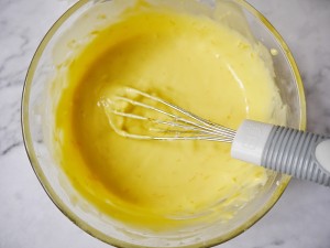 The practice measure of cake of orange aromatic rice 8