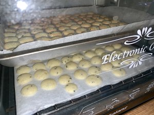 The practice measure of small biscuit of crisp of the anhydrous egg that do not have oil 5