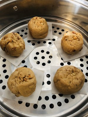 The practice measure of steamed bread of brown sugar of walnut of red jujube of save labour edition 10