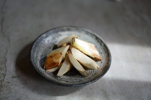 The practice measure of the wild rice stem that bake 3