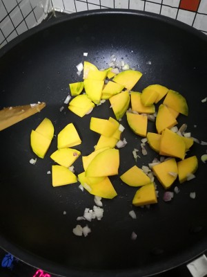 Meal of    of milk of bright shrimp pumpkin (kitchen Xiaobai also can have been done! ) practice measure 1