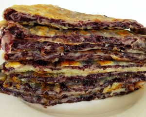 The soft glutinous black rice of bear in mind constantly (violet polished glutinous rice) cake of steamed stuffed bun of stuffing candy triangle, steamed bread, leaven dough (ferment) practice measure 30