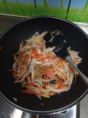 The practice measure that fries noodle 7