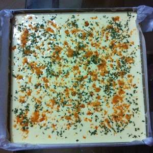 The practice measure that cake of sweet green dried meat floss coils 6