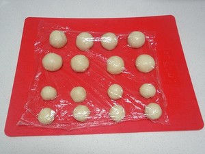 Violet potato of yoke crisp ~ , wipe perfect conjugal bliss of ~ of tea, raw ingredient, the practice move that makes ~ of crisp method of 6 kinds of yoke is added inside happy mid-autumn ~ 16