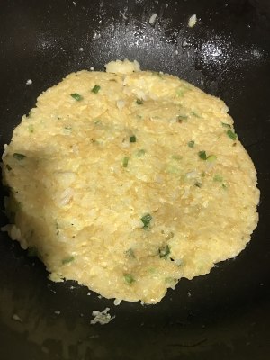The practice measure of egg rice cake 6