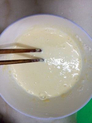 The practice measure of potato egg cake 4