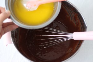 Light sweet the practice measure of chocolate chestnut cake 4
