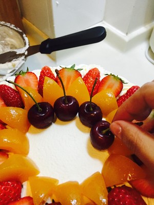 Fruit butter [birthday cake] practice measure 18