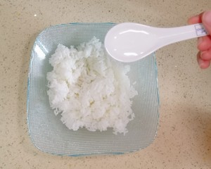The practice measure of group of delicious rice of dried meat floss 5