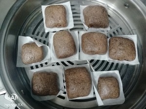 純粋な全粒小麦7の赤ナツメの蒸しパンの練習法