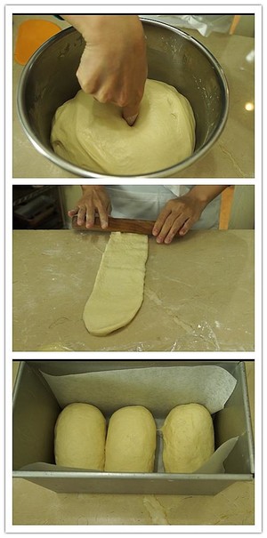 The practice measure of the fundamental biscuit Basic Bread (Loaf&Roll) that make 3