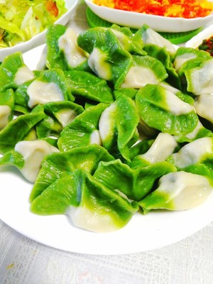 The practice measure of dumpling of emerald Chinese cabbage 14