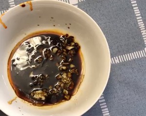 Simple and delicious the practice measure of the breakfast dry noodles served with soy sauce that makes easily 8