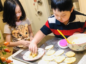 彼の子は？  ？ ココナッツカボチャのケーキ12 