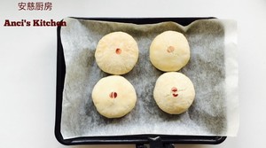 Crisp skin moon cake - stuffing of sesame seed sweet-scented osmanthus (add video cookbook) practice measure 8