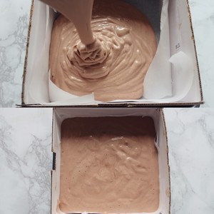 The practice measure of cake of cocoa of ancient early taste 6