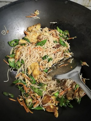 The practice measure of daily chow mien 7