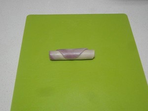 Violet potato of yoke crisp ~ , wipe perfect conjugal bliss of ~ of tea, raw ingredient, the practice move that makes ~ of crisp method of 6 kinds of yoke is added inside happy mid-autumn ~ 22