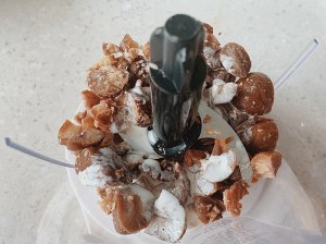 The practice measure of fruit of shellfish of Chinese chestnut of cocoa of deep Qiu Nuanxin 4
