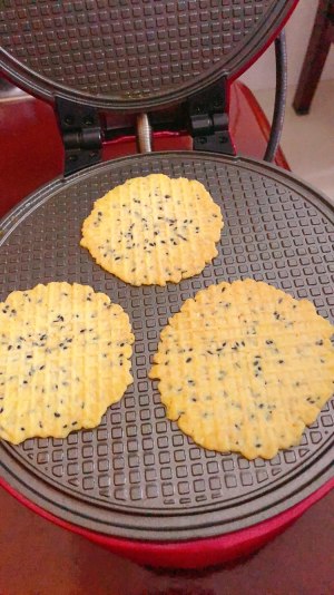 Cake of sesame seed crisp fritter (small red bowl or oven goes) practice measure 6