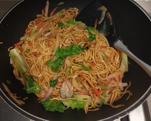 The practice measure that fries noodle 10
