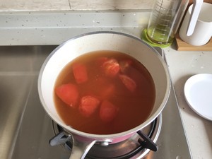 The practice measure of particularly delicious hot noodles in soup 6