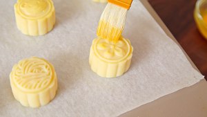 Yellow moon cake of grandma drifting a heart (without Ji Shifen / change syrup version) [graceful feed rude language] practice measure 22