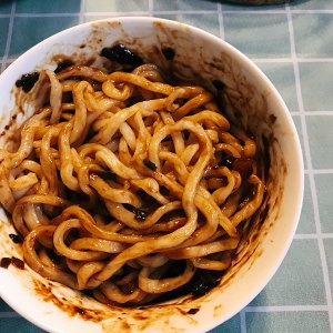 The practice measure of fried bean sauce of authentic old Beijing 9