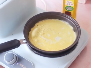 The practice measure of banana egg cake 6