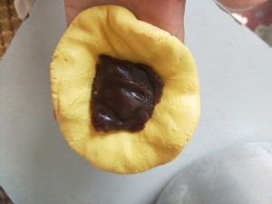 The practice measure that exceeds cake of simple pumpkin of the daily life of a family 7
