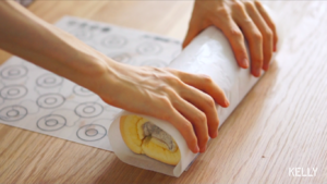 A heaven exceeds delicious salted butter Aoliao coils / cake piece 6: " thick roll " practice measure 10