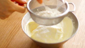 Finger biscuit / detailed of gimmick of the sponge that divide an egg is solved / " sponge reachs his to derive " bake video cake piece the practice measure of 4 12