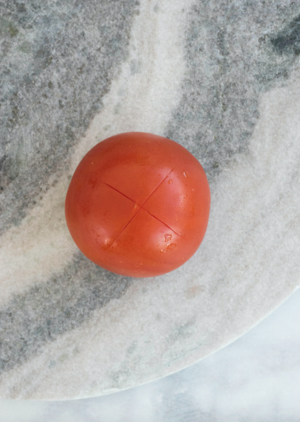 Tomato of half dip striking oil (oven edition) practice measure 2