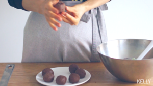 Explode music of oar chocolate lava is strange / bake video biscuit piece the practice measure of 9 18