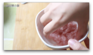 Food of Su Di baby: Face of grain of the ground meat that include course + the practice measure of yangtao 7