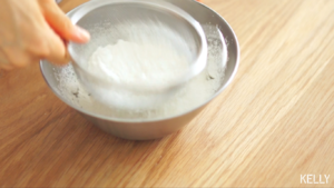 Crisp delicious, make cookie of simple black sesame seed / bake video biscuit piece the practice measure of 4 14