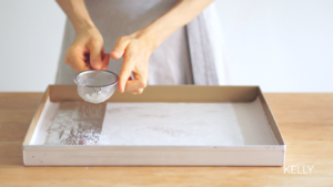 Finger biscuit / detailed of gimmick of the sponge that divide an egg is solved / " sponge reachs his to derive " bake video cake piece the practice measure of 4 2