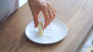 Match edition tendril high to jump over berry biscuit -- saccharic tendril jumps over berry almond crisp cake / bake video biscuit piece the practice measure of 6 24
