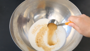 The practice measure of ice-cream of oar of coco of pure white of の of 5 kinds of taste 3