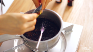 Not of disappear bubble rub card sponge cake / the reservation recipe that adjusts for many times / " sponge reachs his to derive " bake video cake piece the practice measure of 5 4