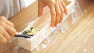 The biscuit of liver mosses of sweet green sea of bright crisp Xian Xiang -- edition of Plus of green sweet Qu Ji / bake video biscuit piece the practice measure of 7 19