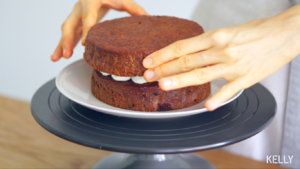 Nut carrot cake / sweet not the improved recipe of be bored with + decorate gimmick / bake video cake piece 12 " beautiful type cake " practice measure 31