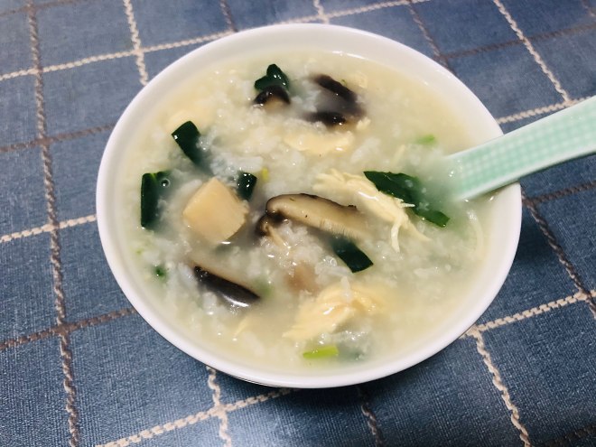 
The practice of congee of silk of Xianggu mushroom chicken, how is congee of silk of Xianggu mushroom chicken done delicious