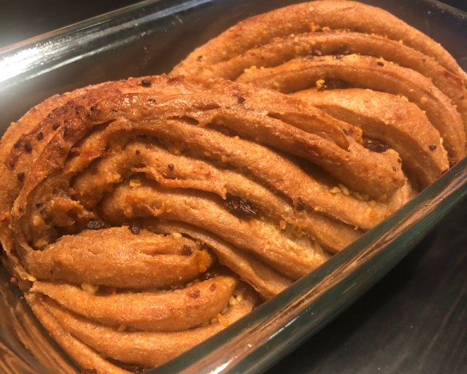 
Bread of whole wheat garlic - add tomato doing to add delicate way