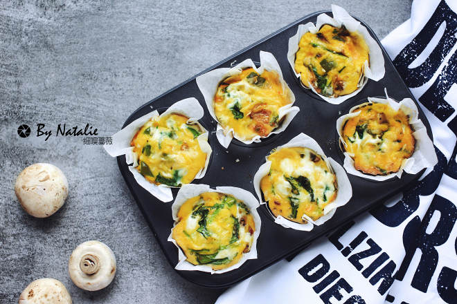 
The practice of Cupcake Frittata of breakfast egg cup