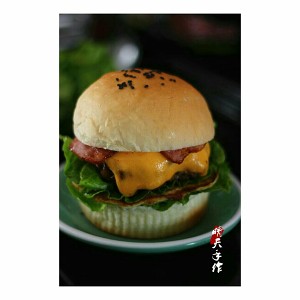 Breakfast hamburger is in Kendeji easily the home is done---"Corn chicken hamburger " practice measure 22
